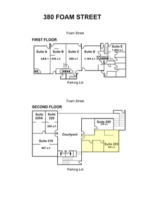 Monterey, CA Office - 380-398 Foam St