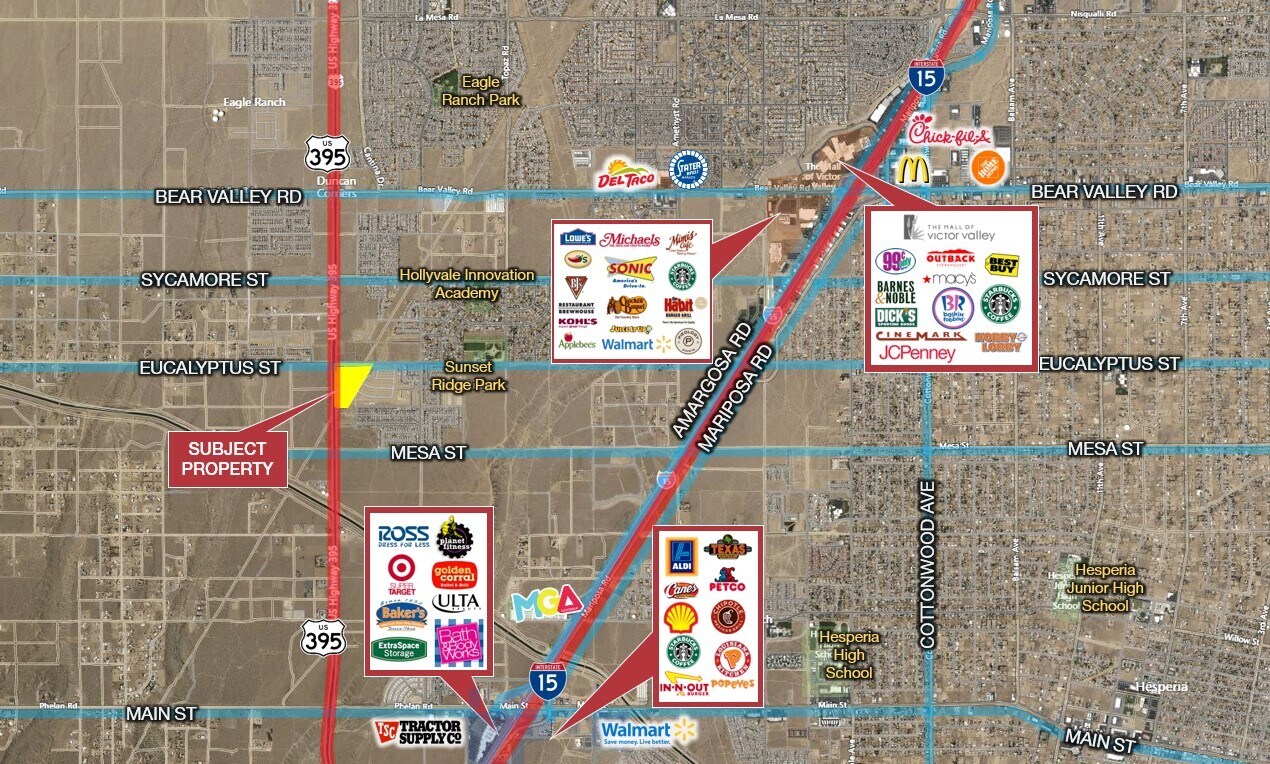 Hwy 395 & Eucalyptus St, Victorville, CA for Sale