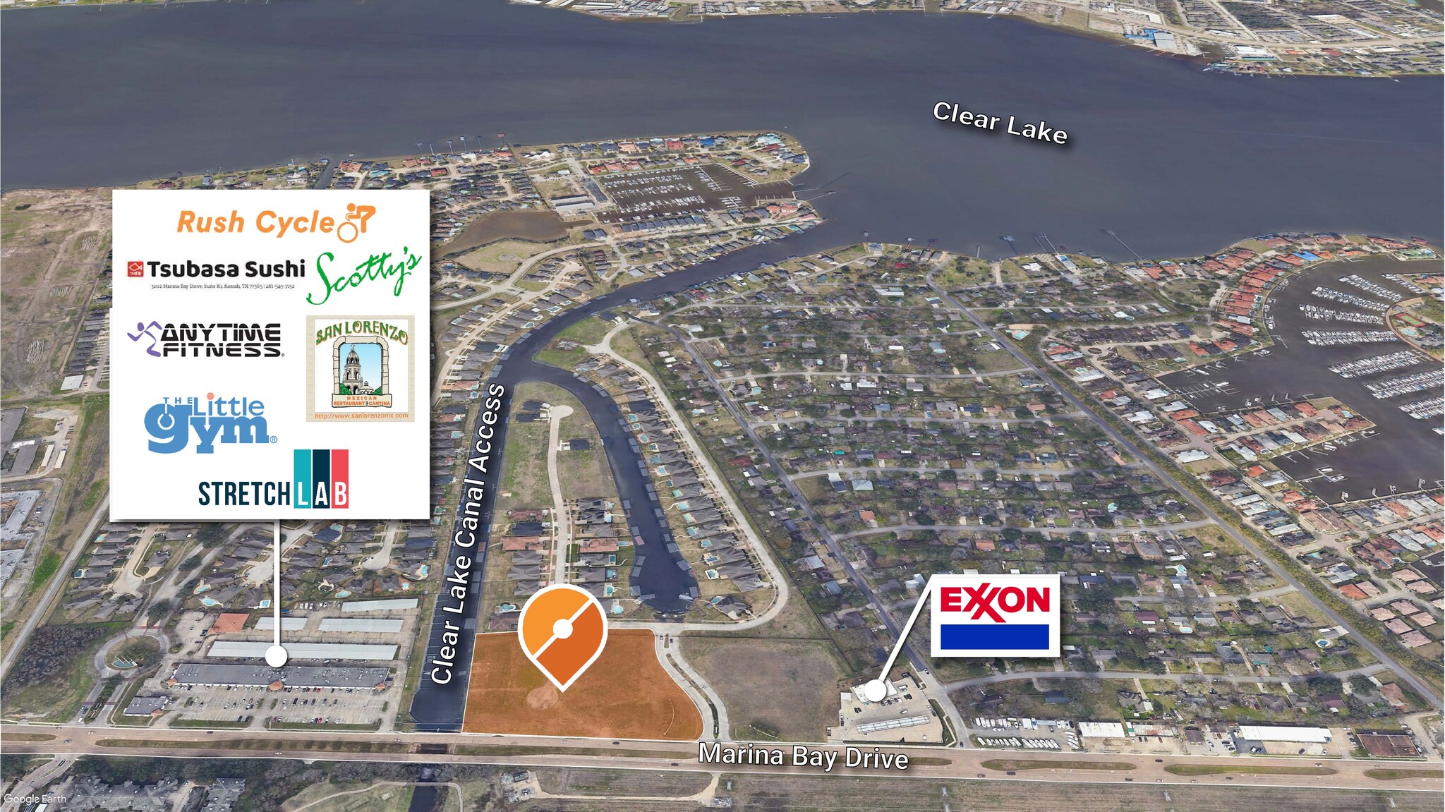 Nwc Marina Bay Drive & Cypress Bay Blvd, Kemah, TX for Sale