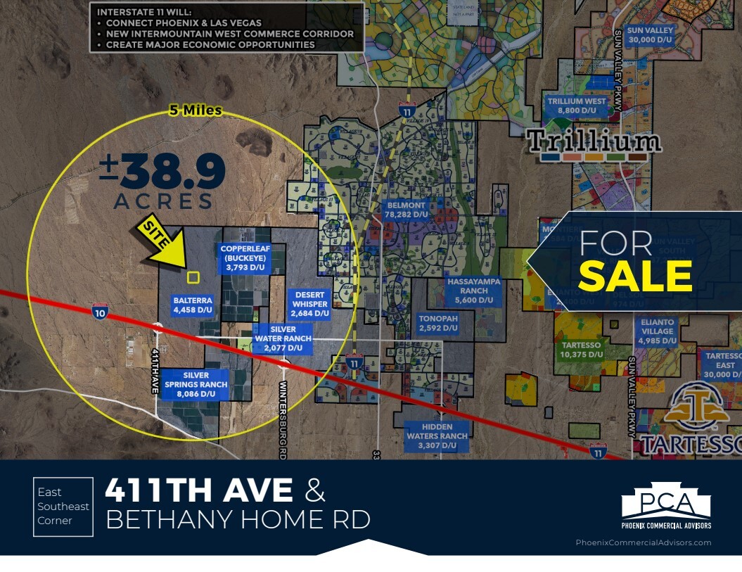 411th Ave & Bethany Home Rd, Tonopah, AZ for Sale