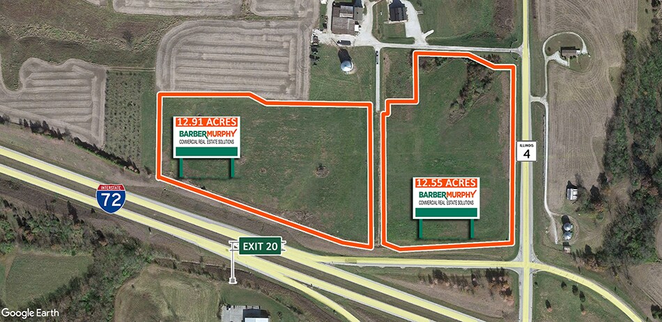 I-72 and Route 4, Barry, IL for Sale