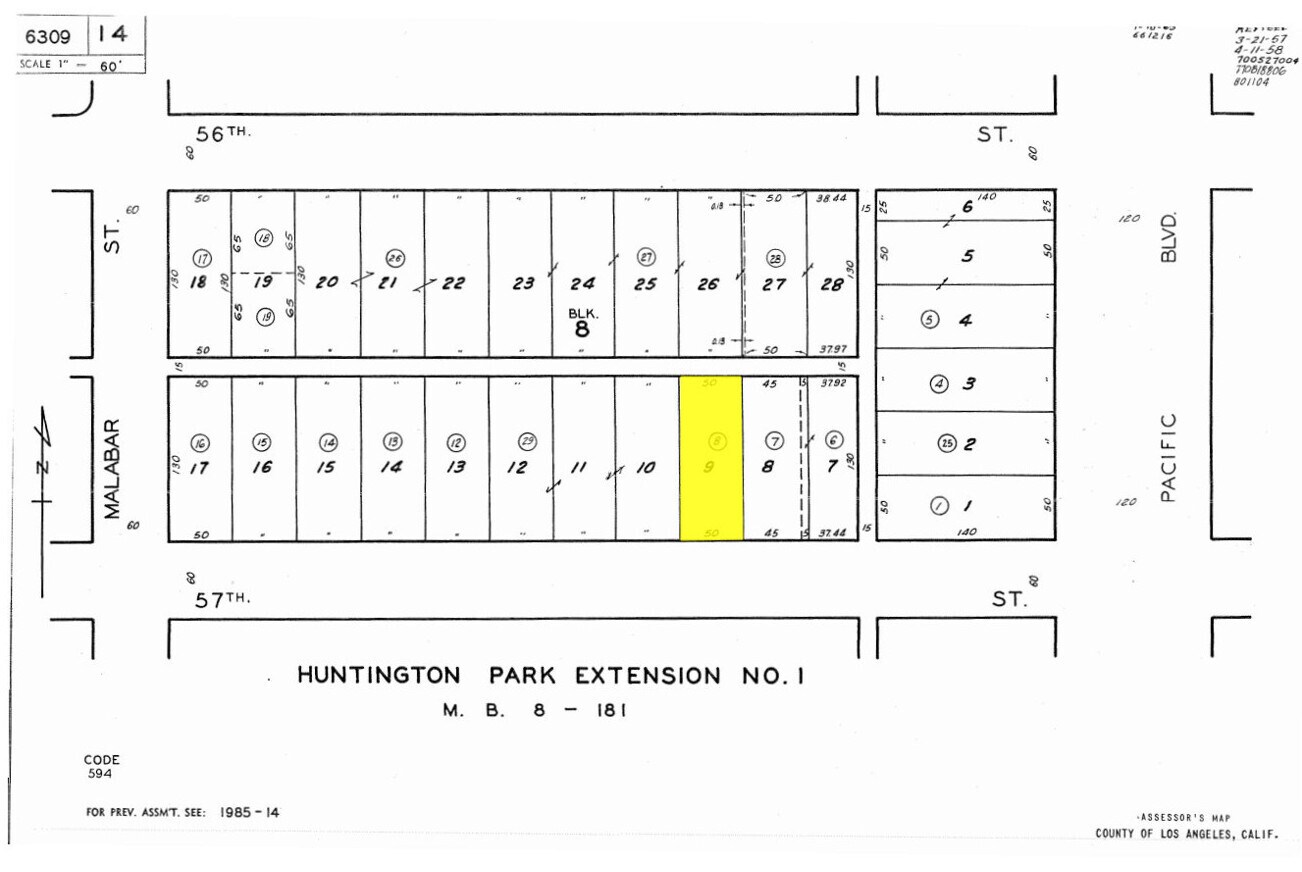 2547 E 57th St, Huntington Park, CA for Sale