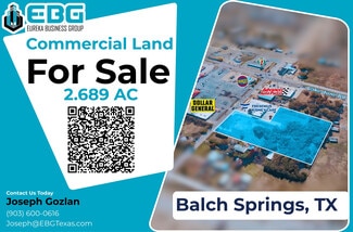 Balch Springs, TX Commercial Land - 2429 Hickory Tree Rd Balch Springs, TX Commercial Land - 2429 Hickory Tree Rd