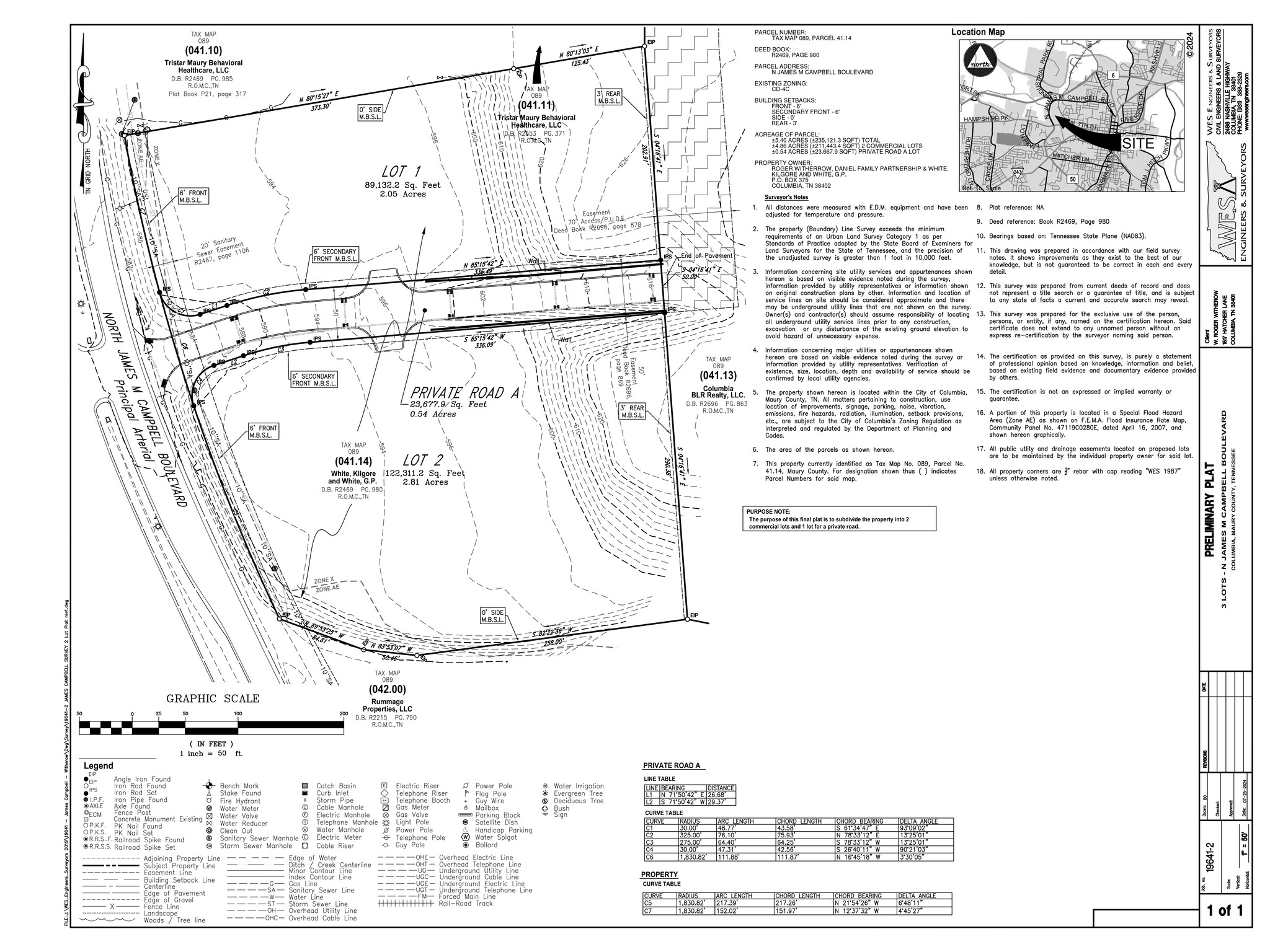 N James Campbell Boulevard Blvd, Columbia, TN for Sale