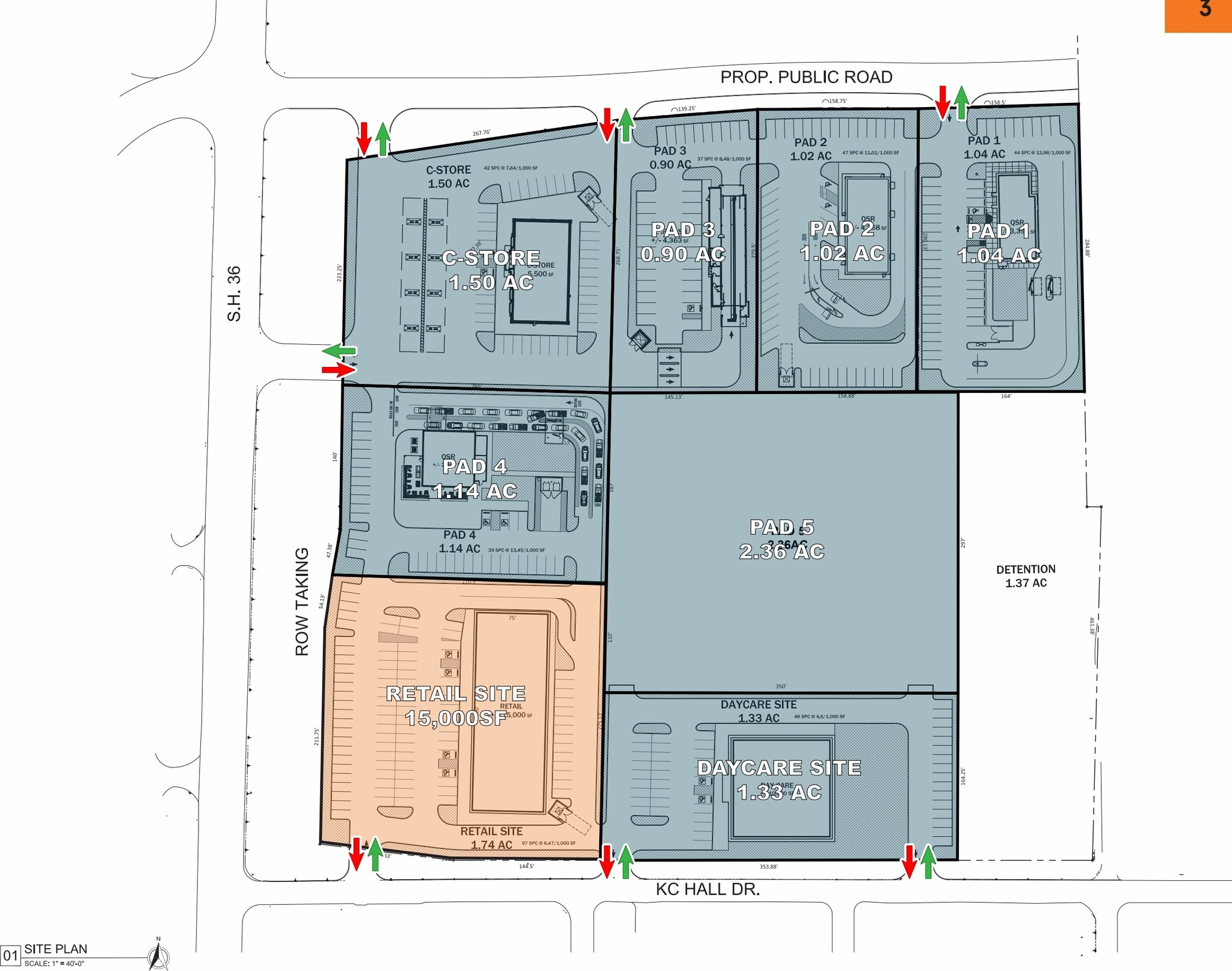 Texas 36 & K.C. Hall Dr, Rosenberg, TX for Sale