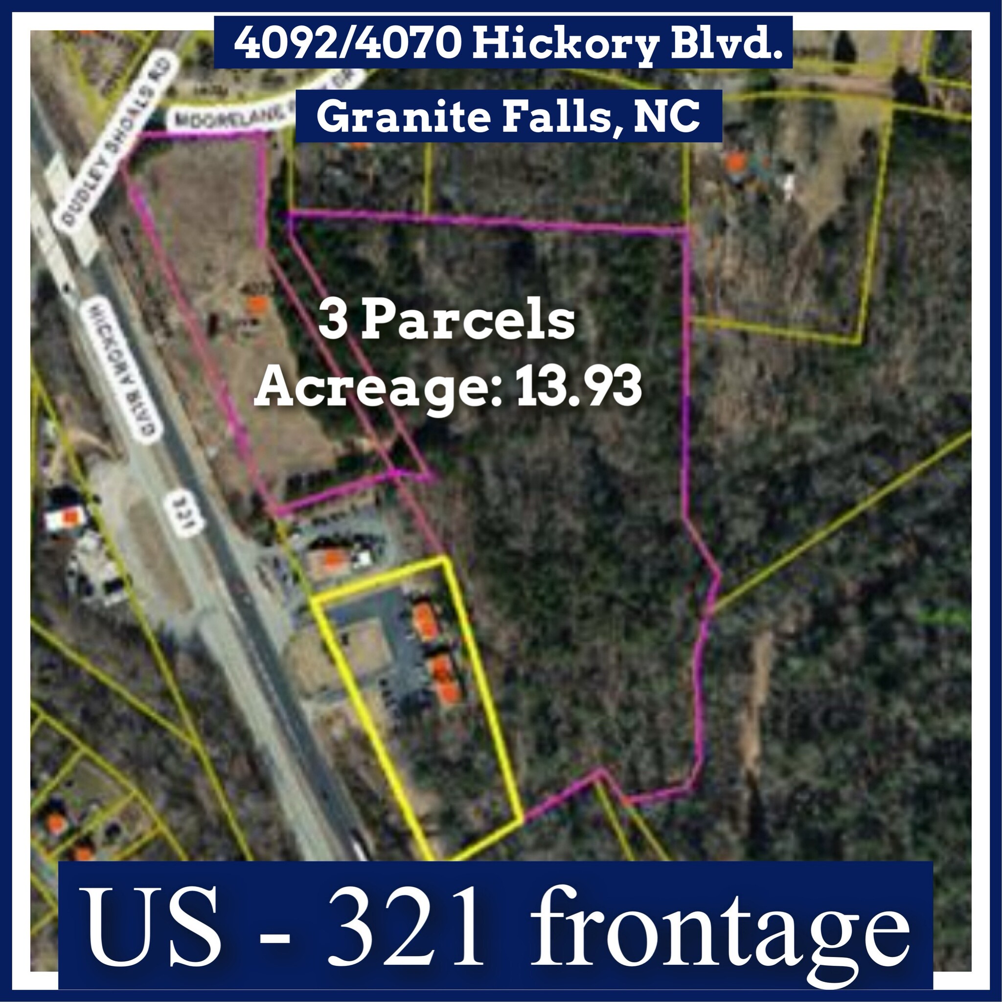 4092 & 4070 Hickory Blvd, Granite Falls, NC for Sale