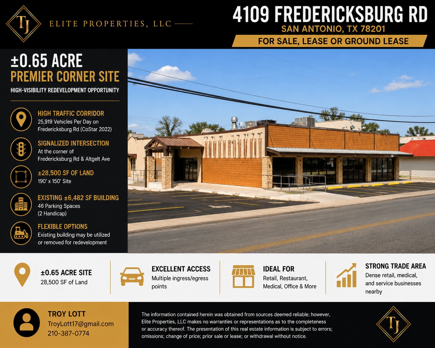 4109 Fredericksburg Rd, San Antonio, TX for Sale