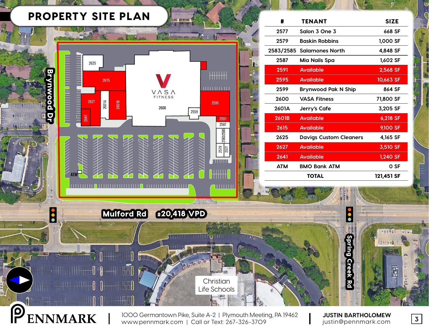 2579-2601 Mulford Rd N, Rockford, IL for Rent