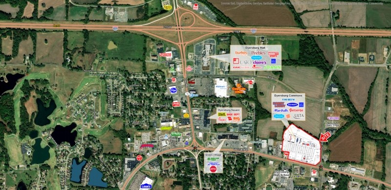 US Highway 51 & Parr Ave, Dyersburg, TN for Rent