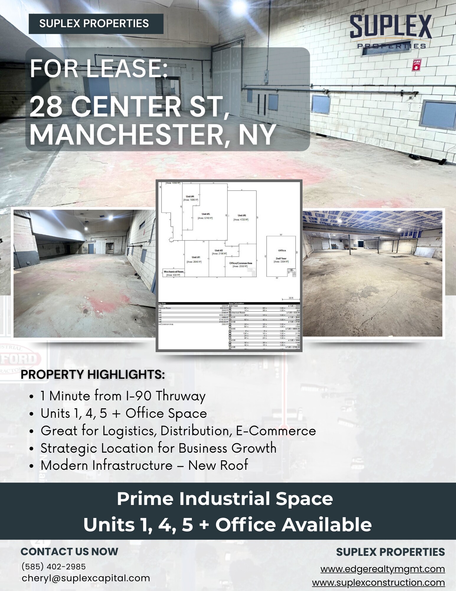 28 Center St, Manchester, NY for Rent