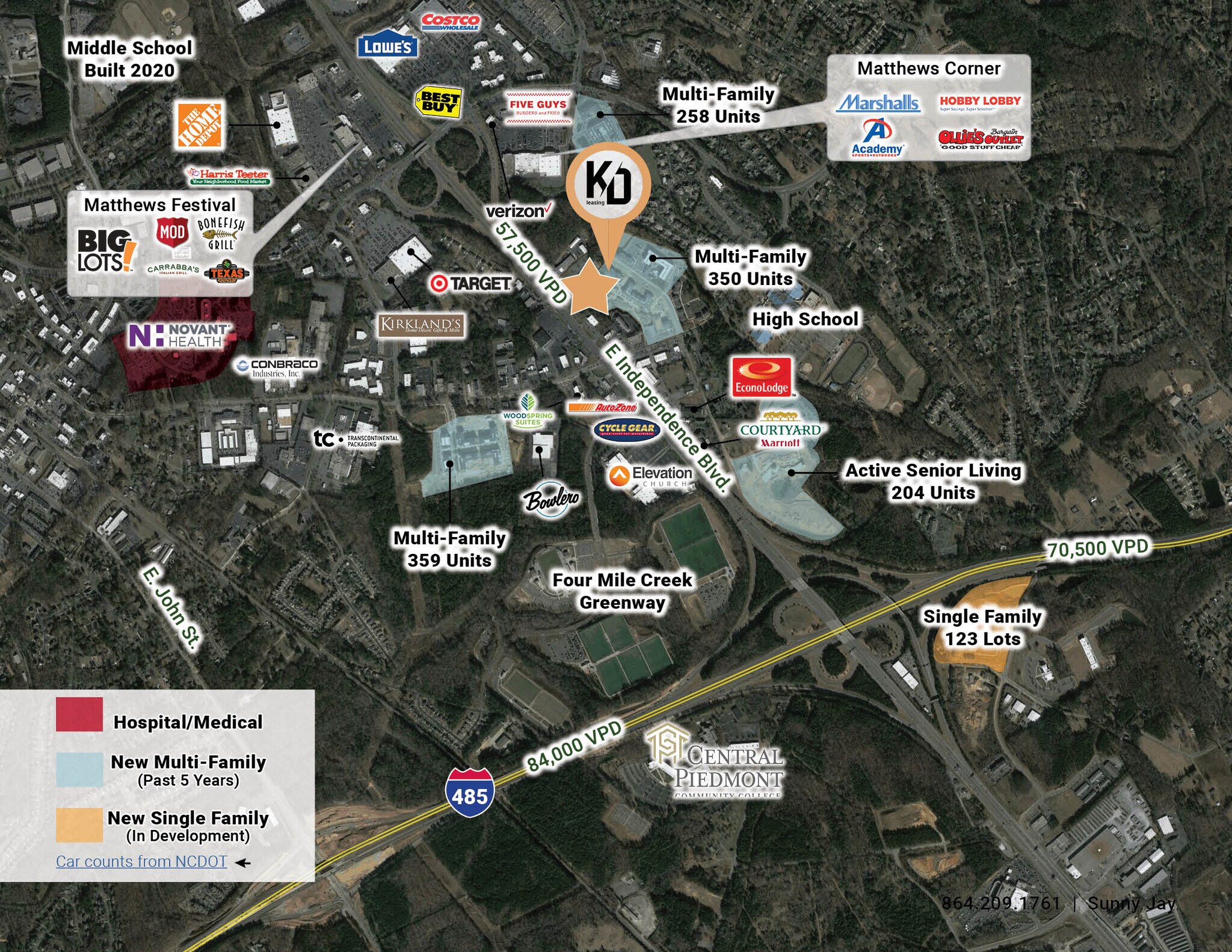 11043 E Independence Blvd, Matthews, NC for Rent
