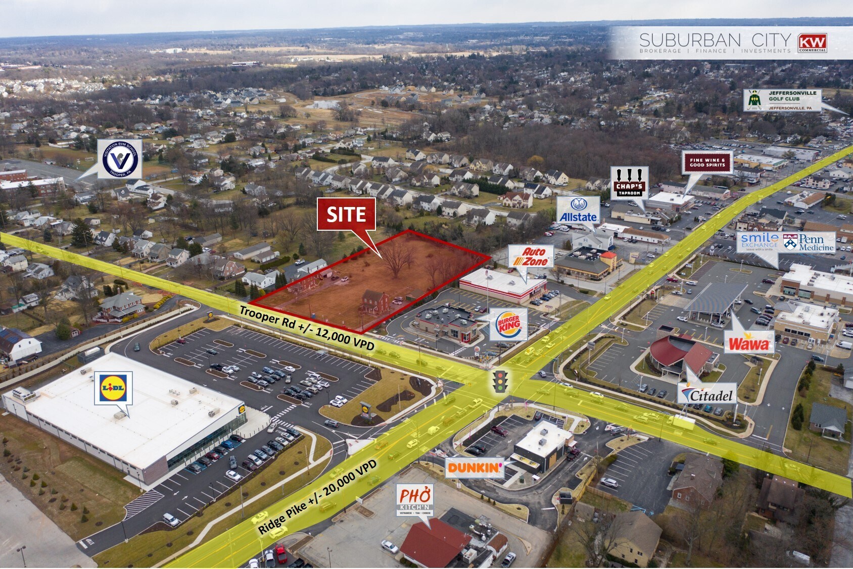 10 N Trooper Rd Norristown, PA 19403 Land Property for Sale on