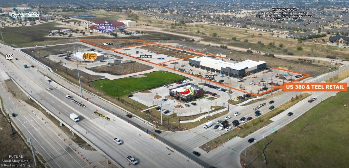 NWC US 380 & Teel Parkway, Prosper, TX for Rent