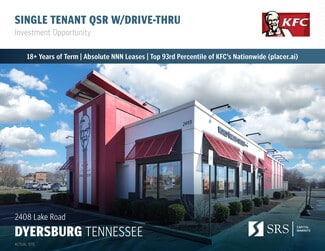 Dyersburg, TN Fast Food - 2408 Lake Rd