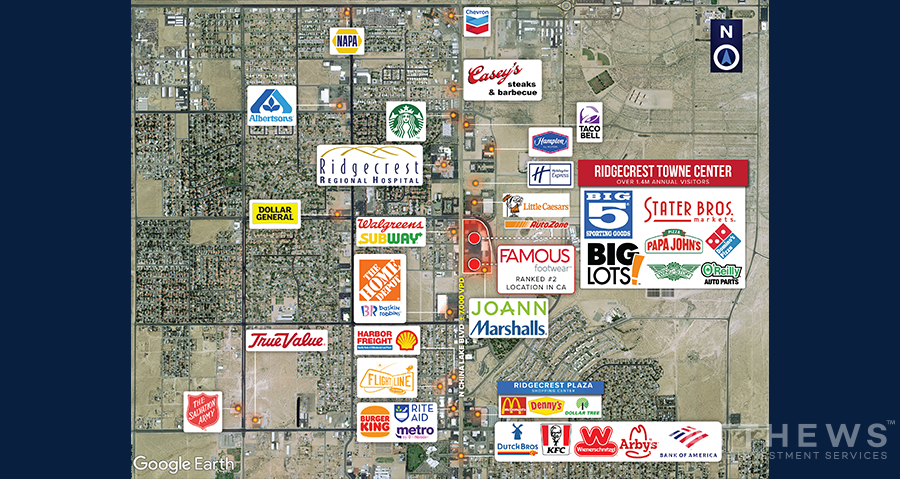 730-740 N China Lake Blvd, Ridgecrest, CA for Rent
