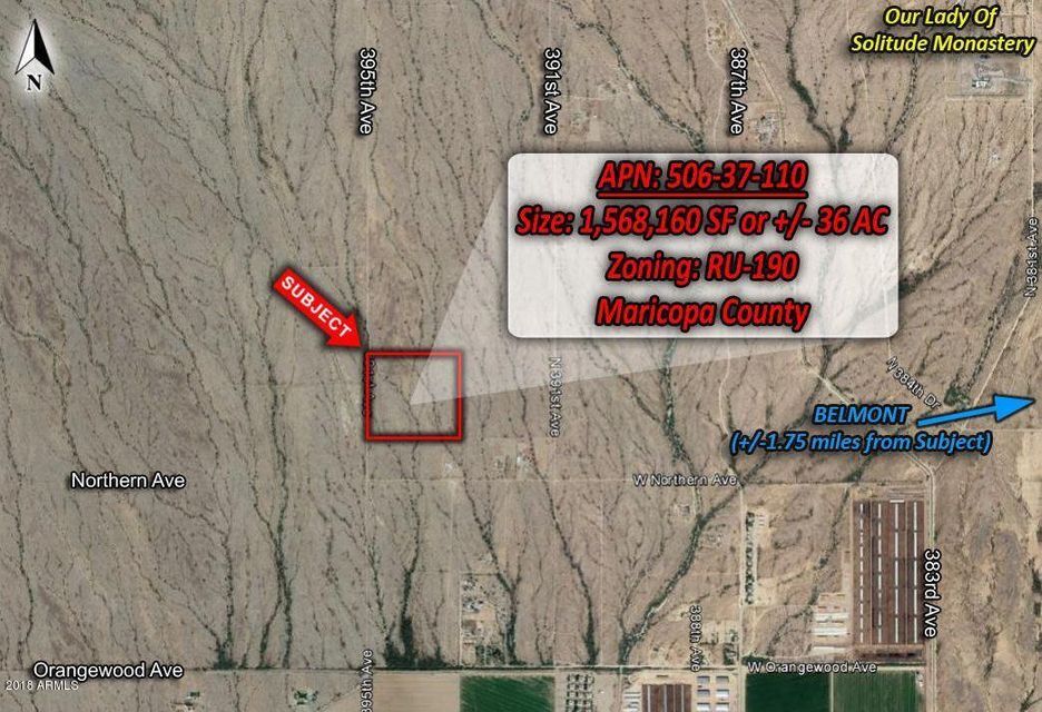 395th Ave @ Northern Ave, Tonopah, AZ for Sale