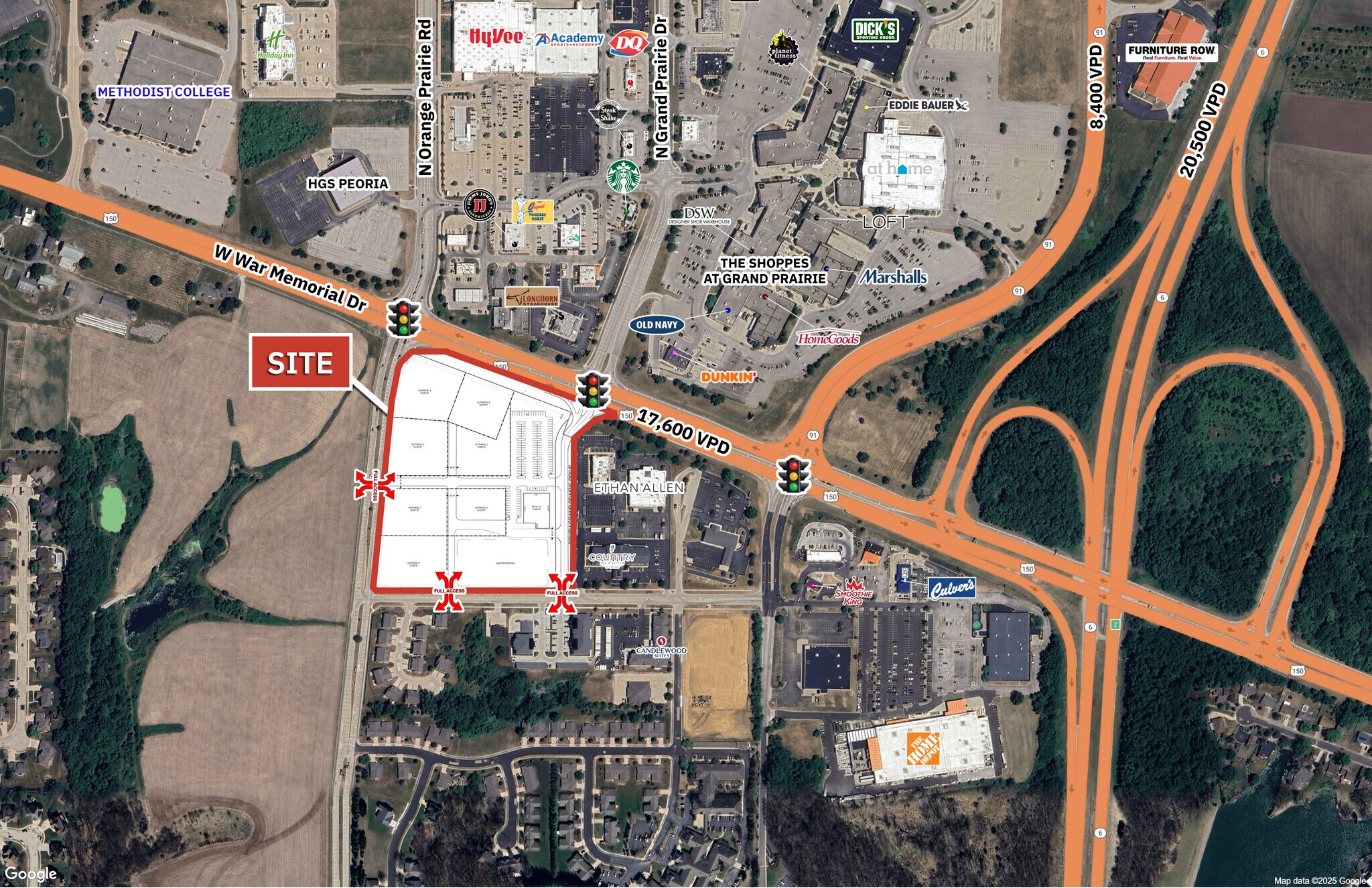 0 W War Memorial Dr, Peoria, IL for Rent