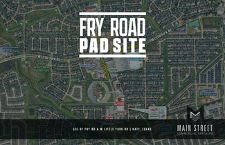 Katy, TX Commercial Land - Sec of Fry Rd & W Little York Rd