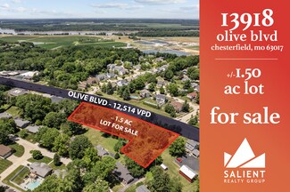 Chesterfield, MO Commercial Land - 13918-13980 Olive Blvd Chesterfield, MO Commercial Land - 13918-13980 Olive Blvd