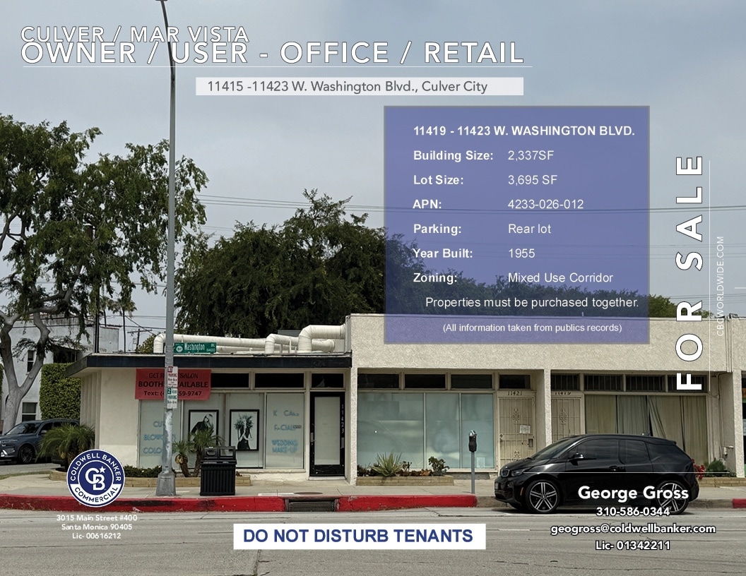 11419-11423 W Washington Blvd, Los Angeles, CA for Sale