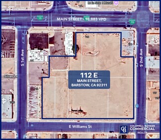 Barstow, CA Commercial Land - 112 E Main St