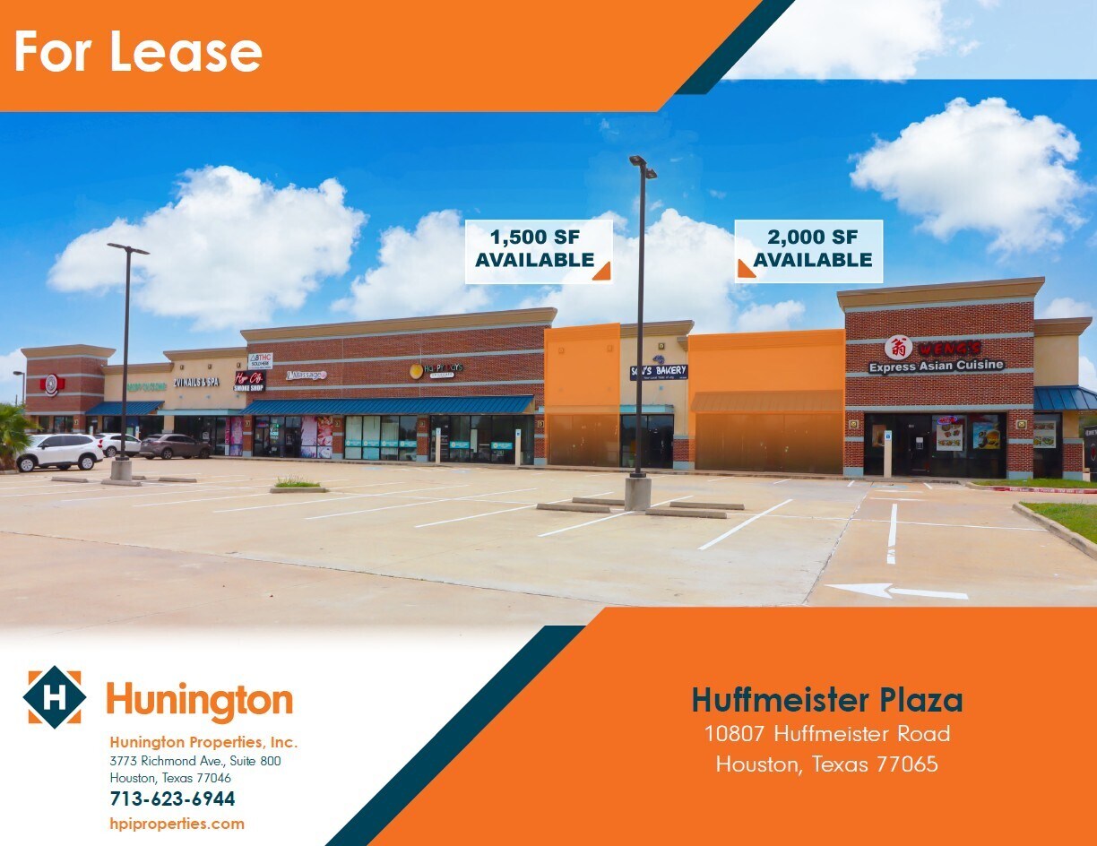 10807 Huffmeister Rd, Houston, TX for Rent