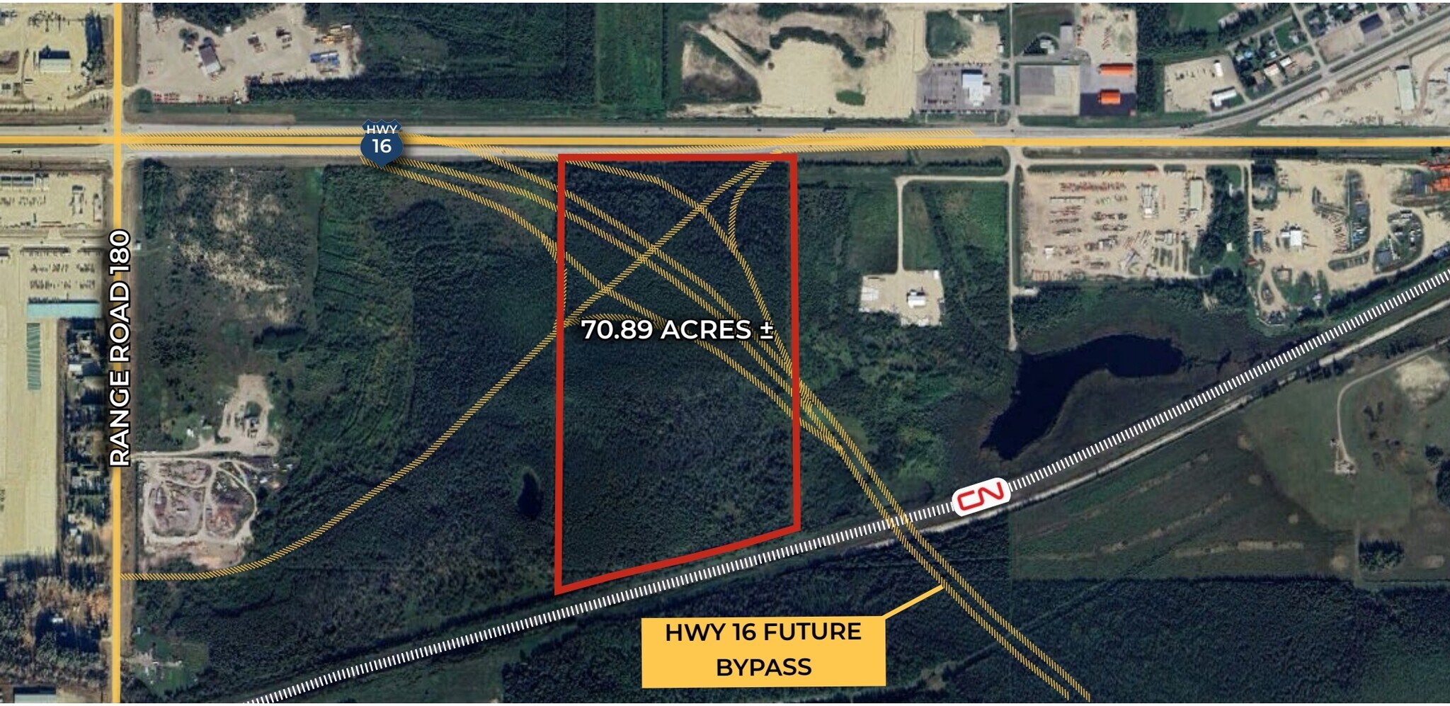 HWY 16 LAND Yellowhead Hwy, Edson, AB for Sale