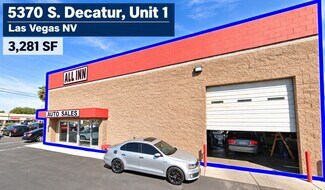 Las Vegas, NV Retail - 5390 S Decatur Blvd Las Vegas, NV Retail - 5390 S Decatur Blvd
