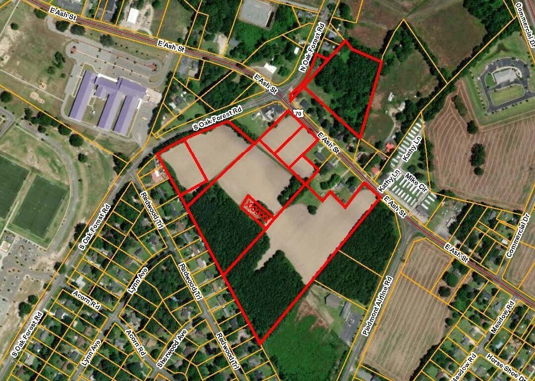 E. Ash Street and S. Oak Forest Road, Goldsboro, NC for Sale