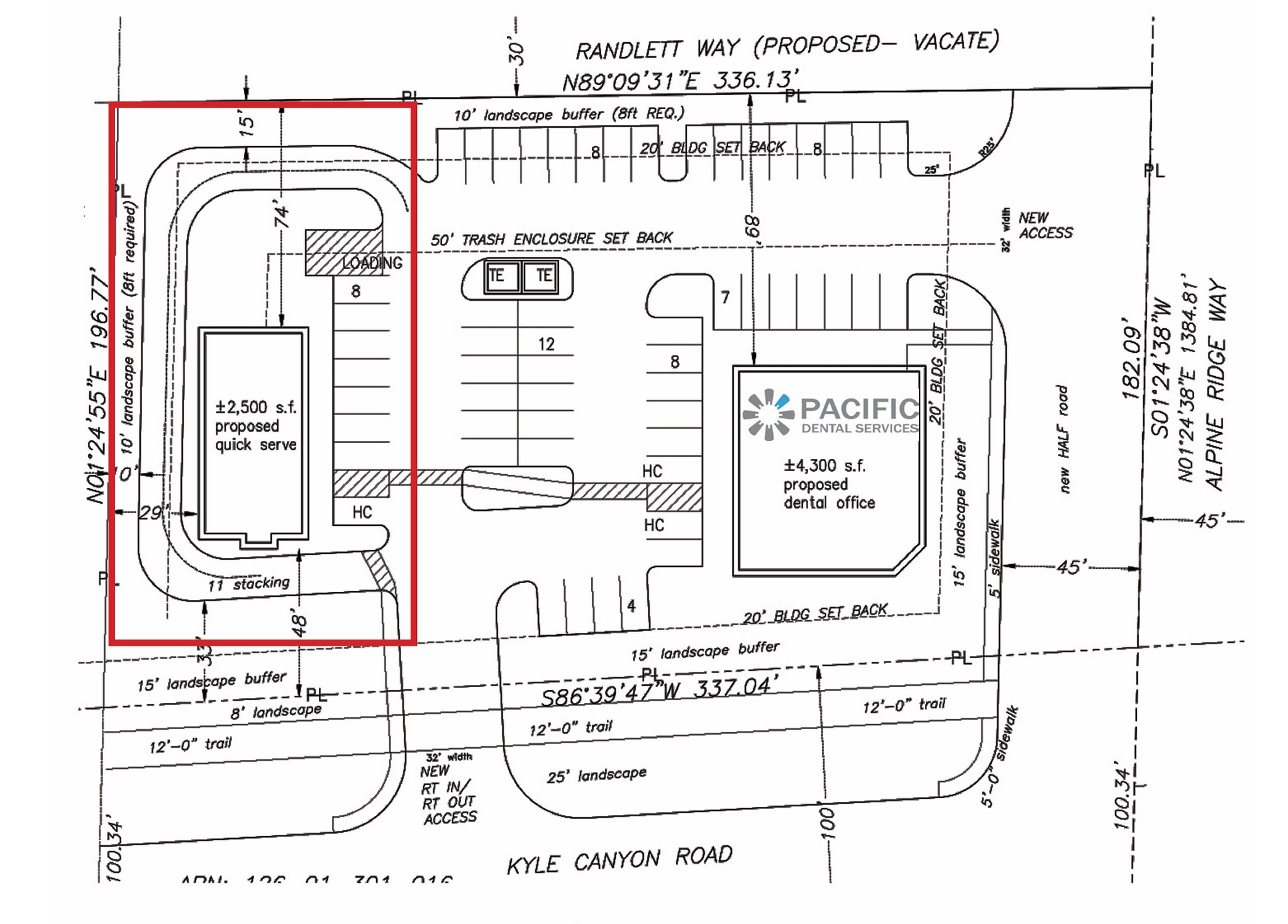 NWC Kyle Canyon Rd. & Alpine Ridge way, Las Vegas, NV for Rent