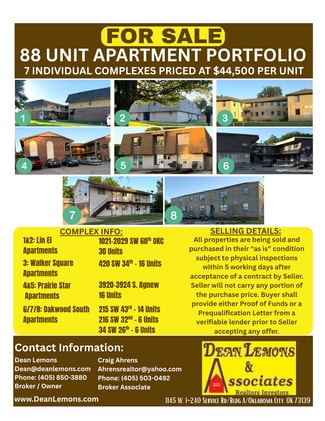 88 Unit Apartment Portfolio
