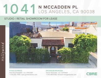 Los Angeles, CA Retail - 1041 N McCadden Pl