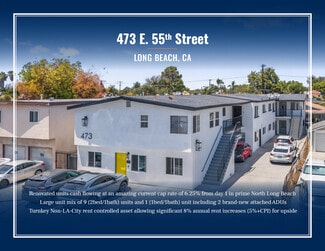 Long Beach, CA Apartments - 473 E 55th St