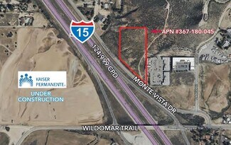 Wildomar, CA Commercial Land - Monte Vista Dr