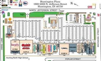 Huntington, IN Retail - 1900-2092 N Jefferson St