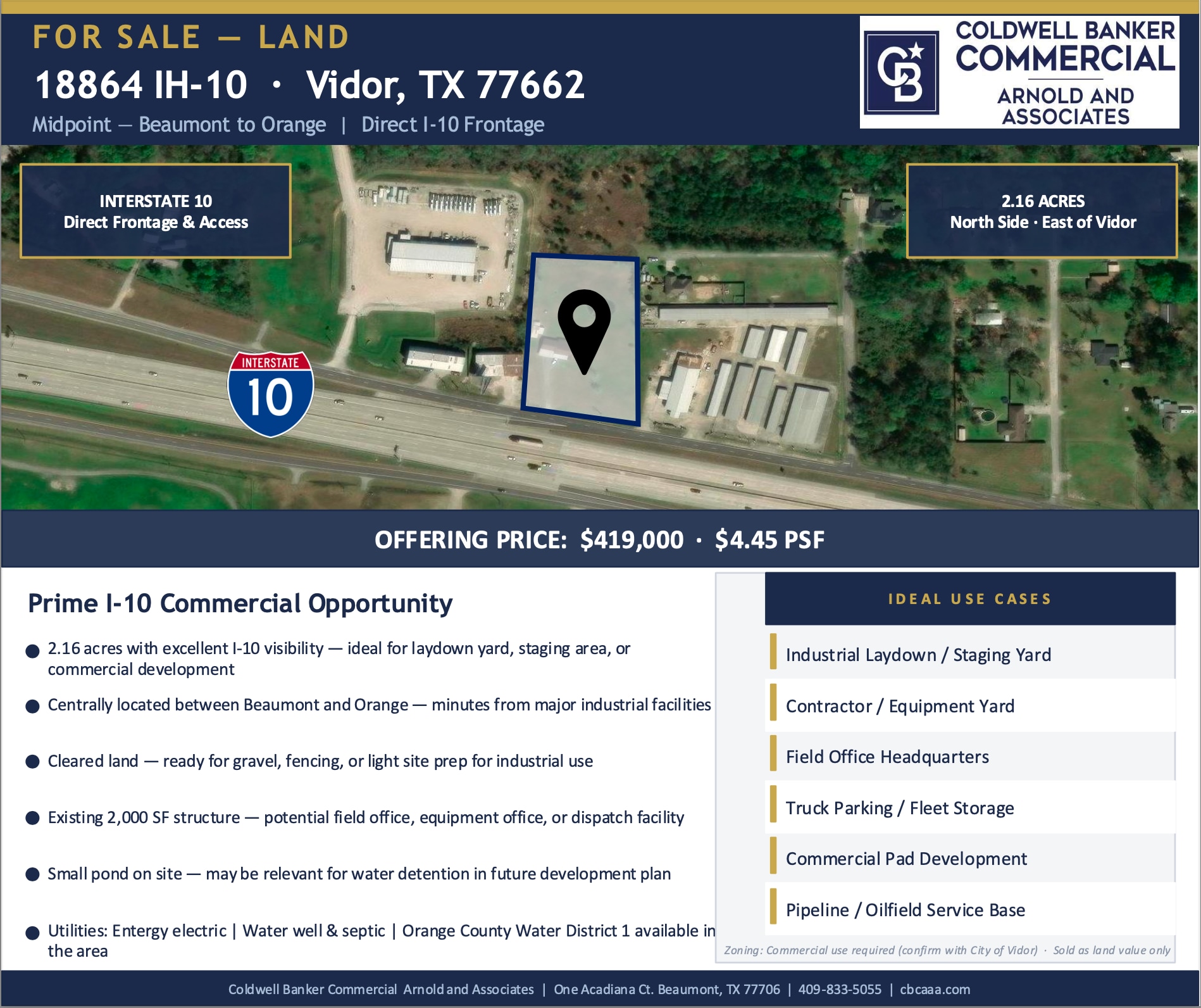 18864 I-10, Vidor, TX for Sale