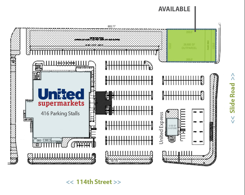 114th & Slide Rd, Lubbock, TX for Rent