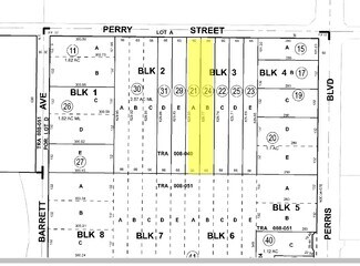 Perris, CA Industrial Land - 91 W Perry St