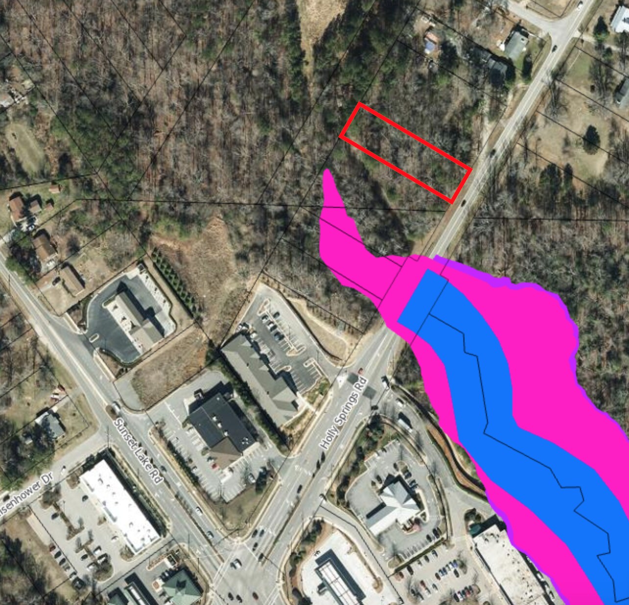 Holly Springs Rd Apex, NC 27539 Land Property for Lease on