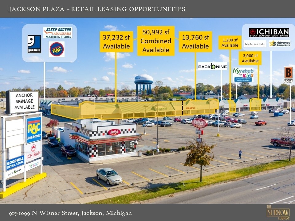 915-1087 N Wisner St, Jackson, MI for Rent