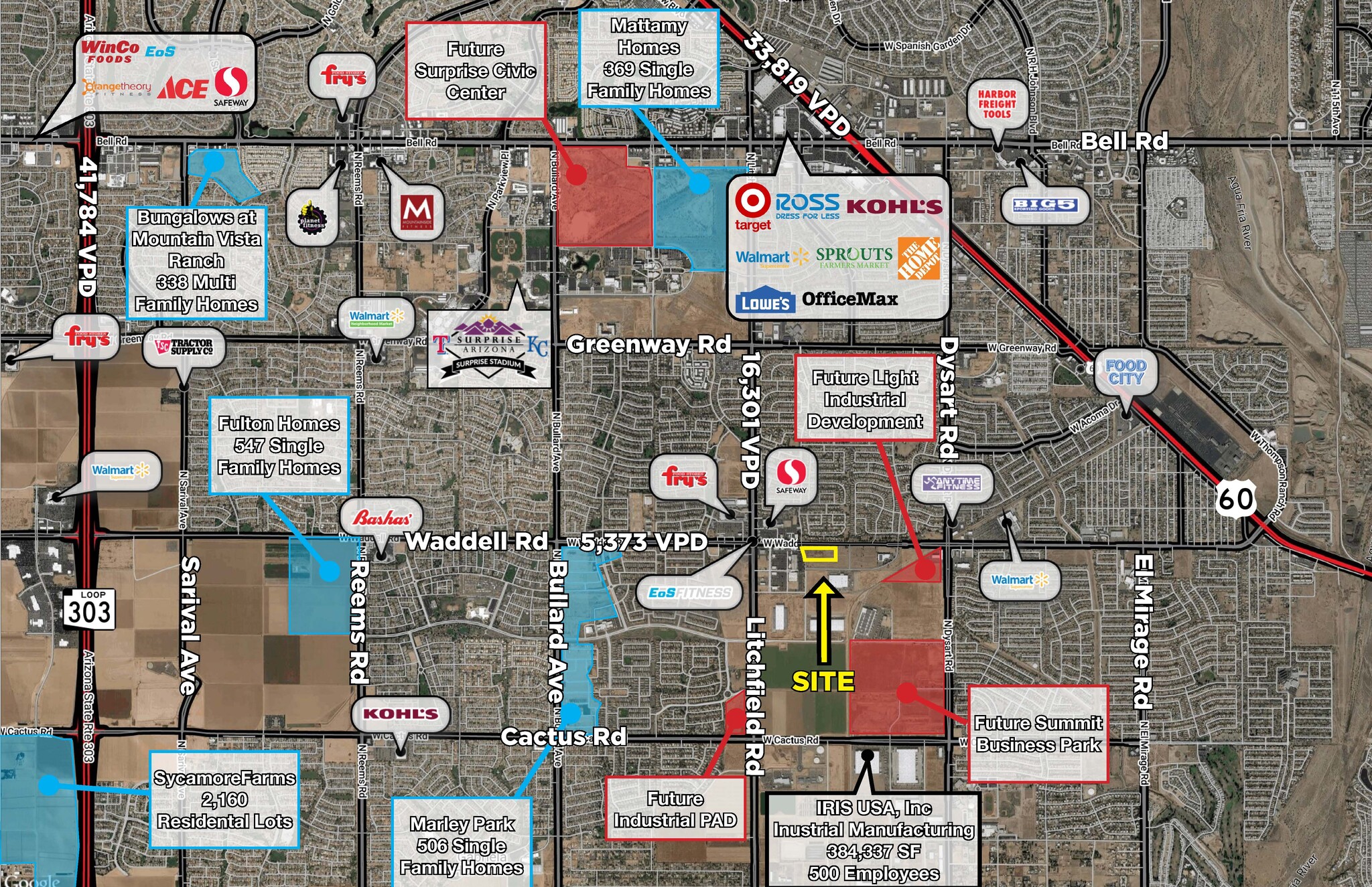 E/SEC Of Litchfield & Waddell, Surprise, AZ for Sale