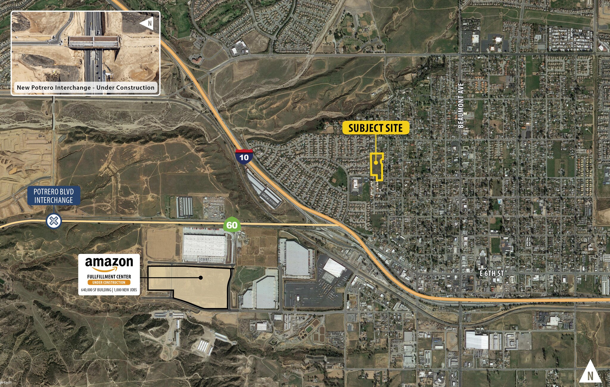 1109 Elm Ave Beaumont, CA 92223 Land Property for Lease on