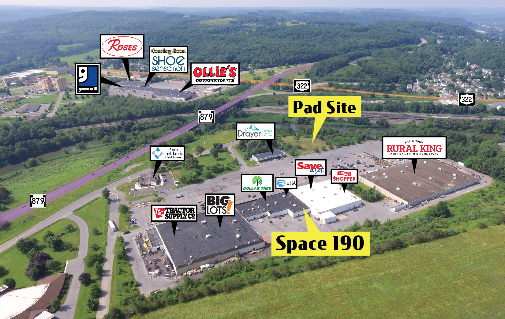 1682-1900 River Rd, Clearfield, PA for Rent