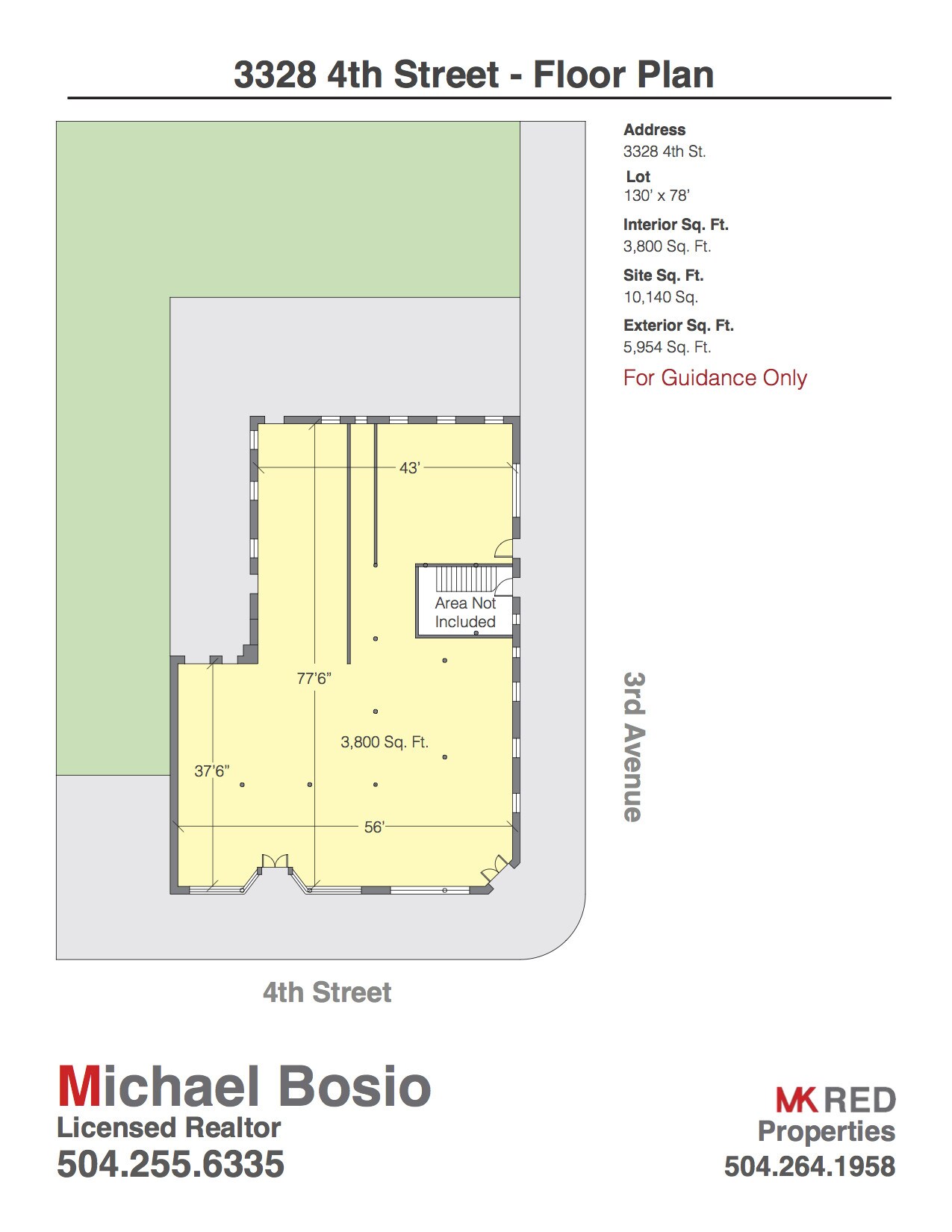 3328 4th St Harvey, LA 70058 Office Property for Lease on