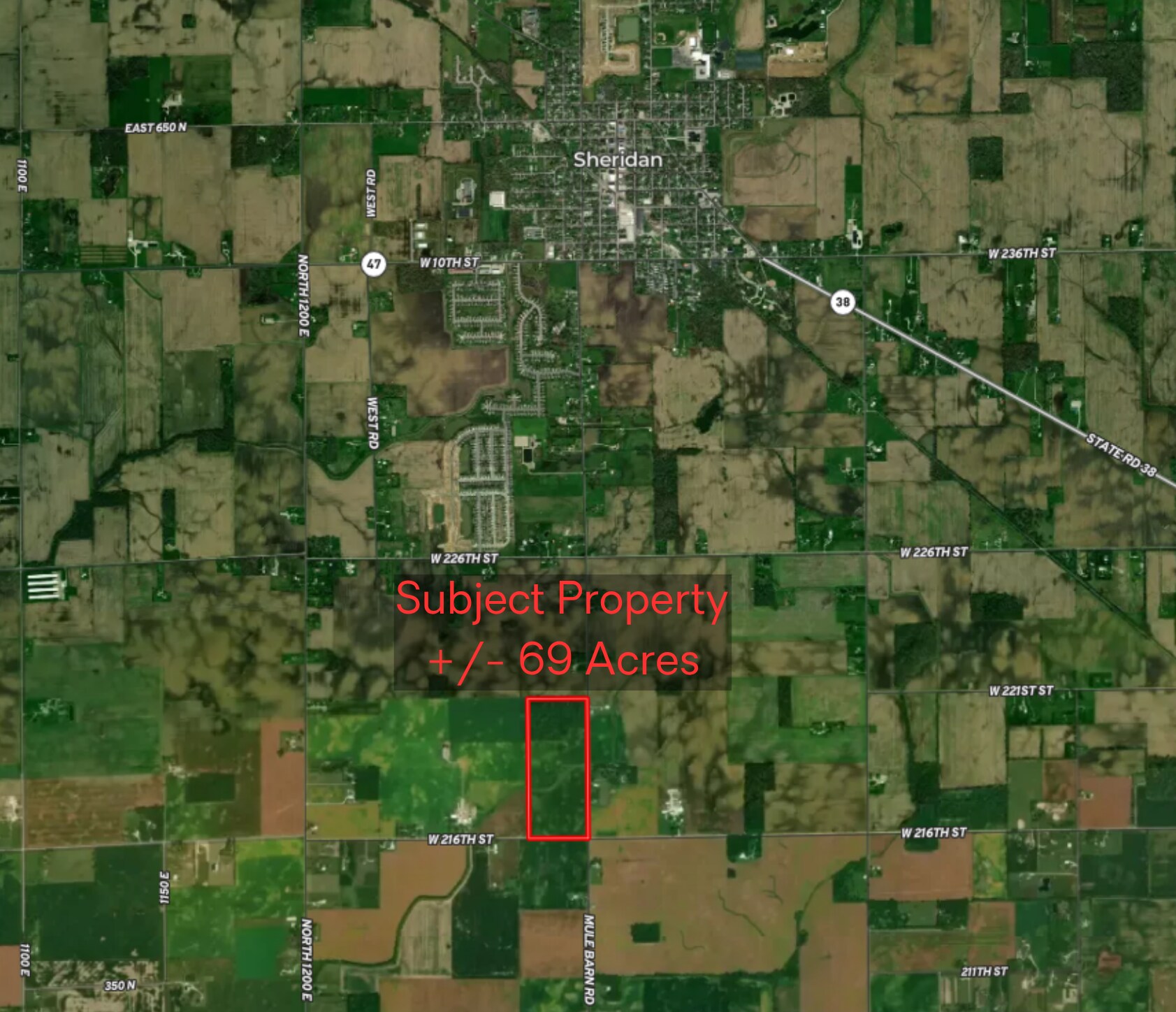 21650 Mule Barn rd, Sheridan, IN for Sale