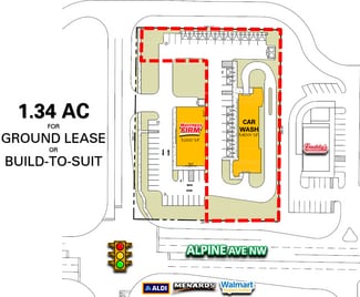 Comstock Park, MI Commercial Land - 4048 Alpine Ave NW