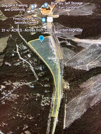 Grovetown, GA Commercial Land - 3221 Gordon Hwy