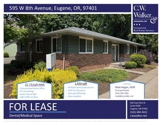 Eugene, OR Office/Medical - 595 W 8th Ave