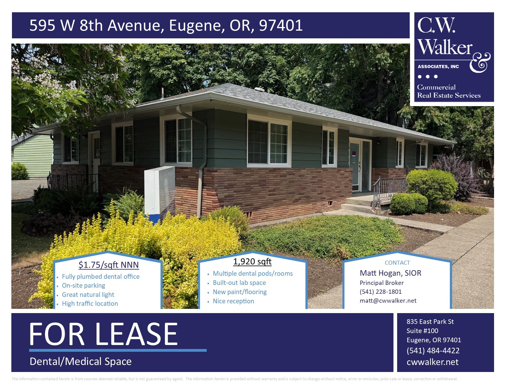 595 W 8th Ave, Eugene, OR for Rent