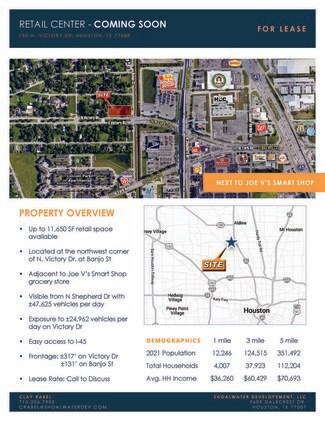 Houston, TX Retail - 750 N Victory Dr